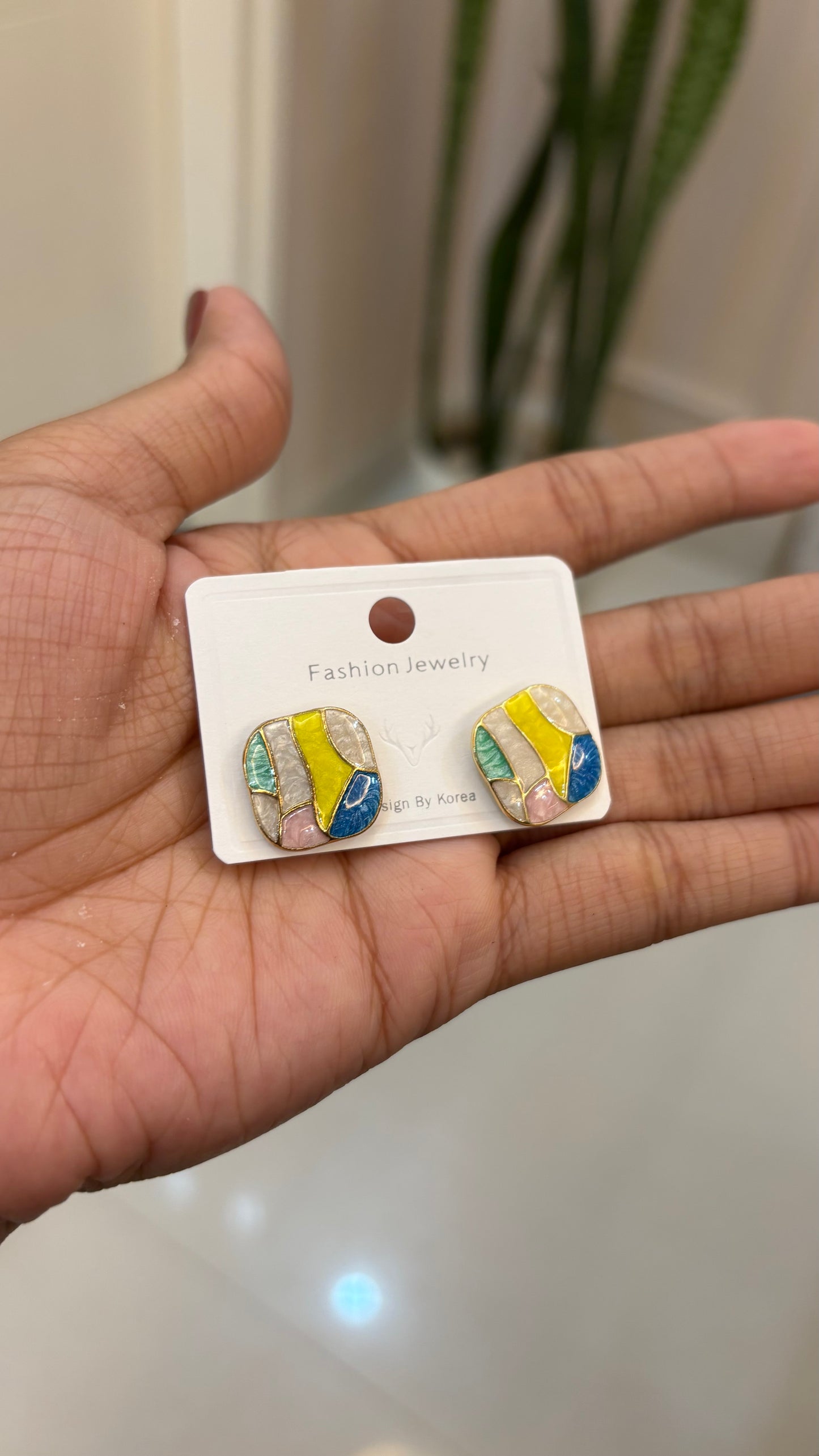 Korean funky earrings