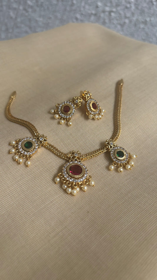 Seetha attigai necklace