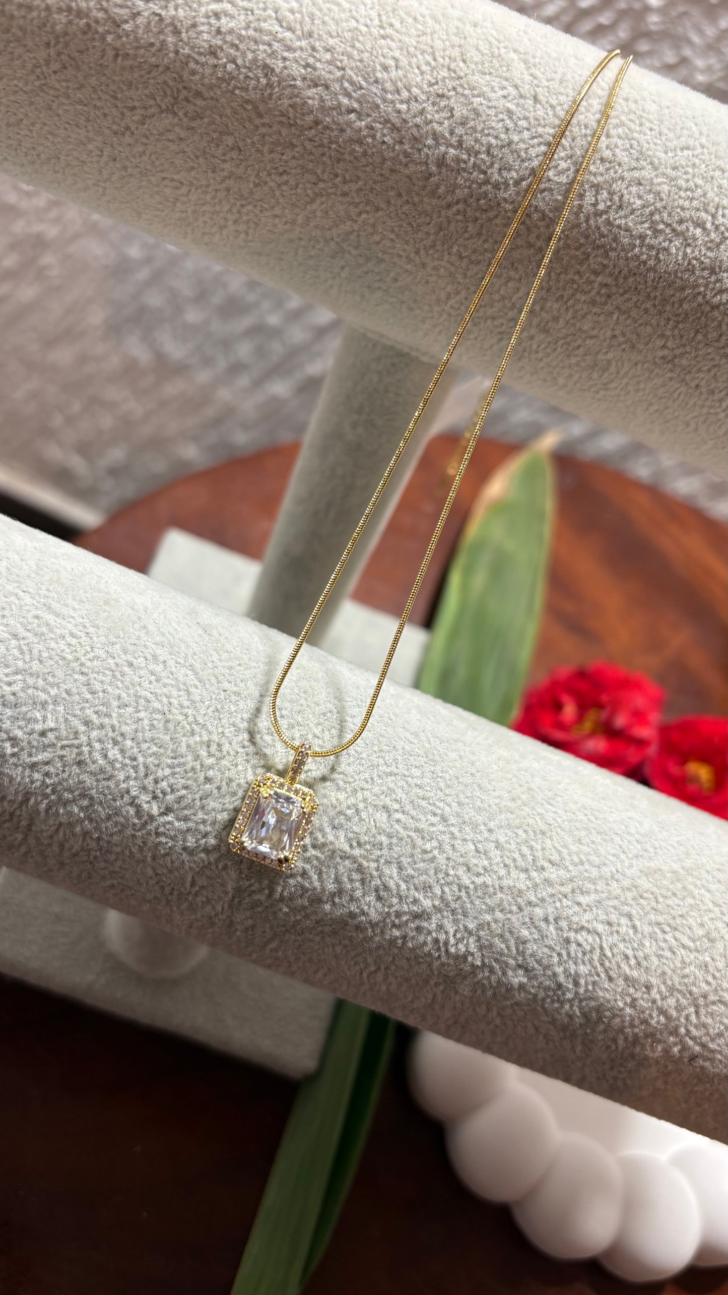 White Stone necklace