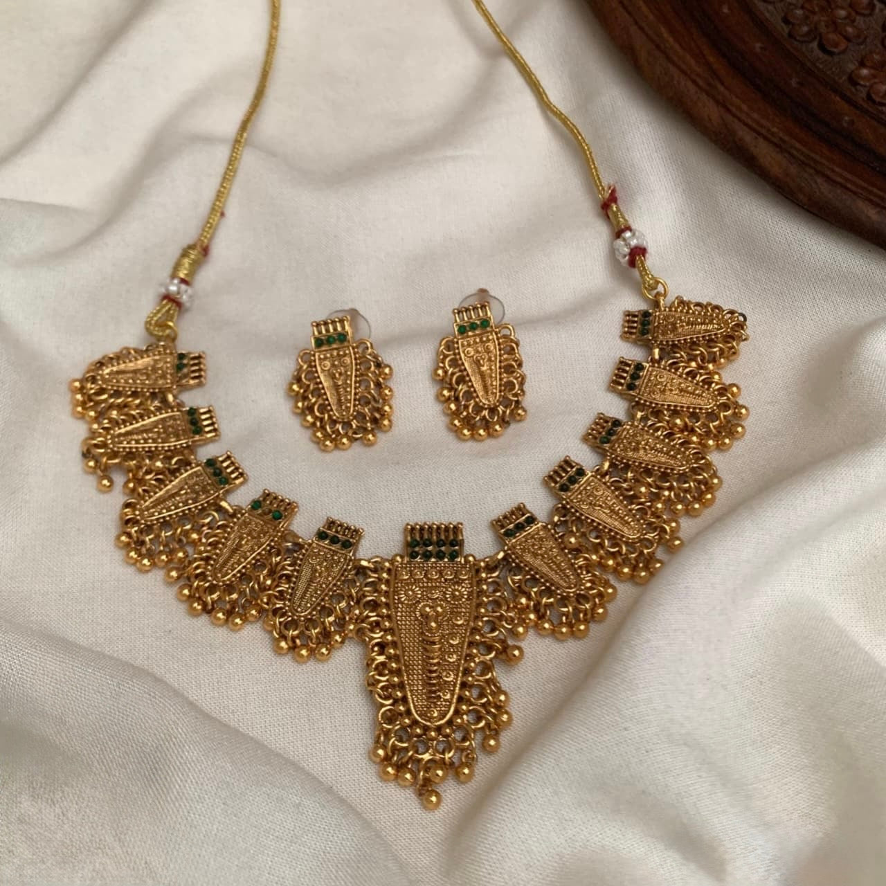 Traditional Nettippattom necklace