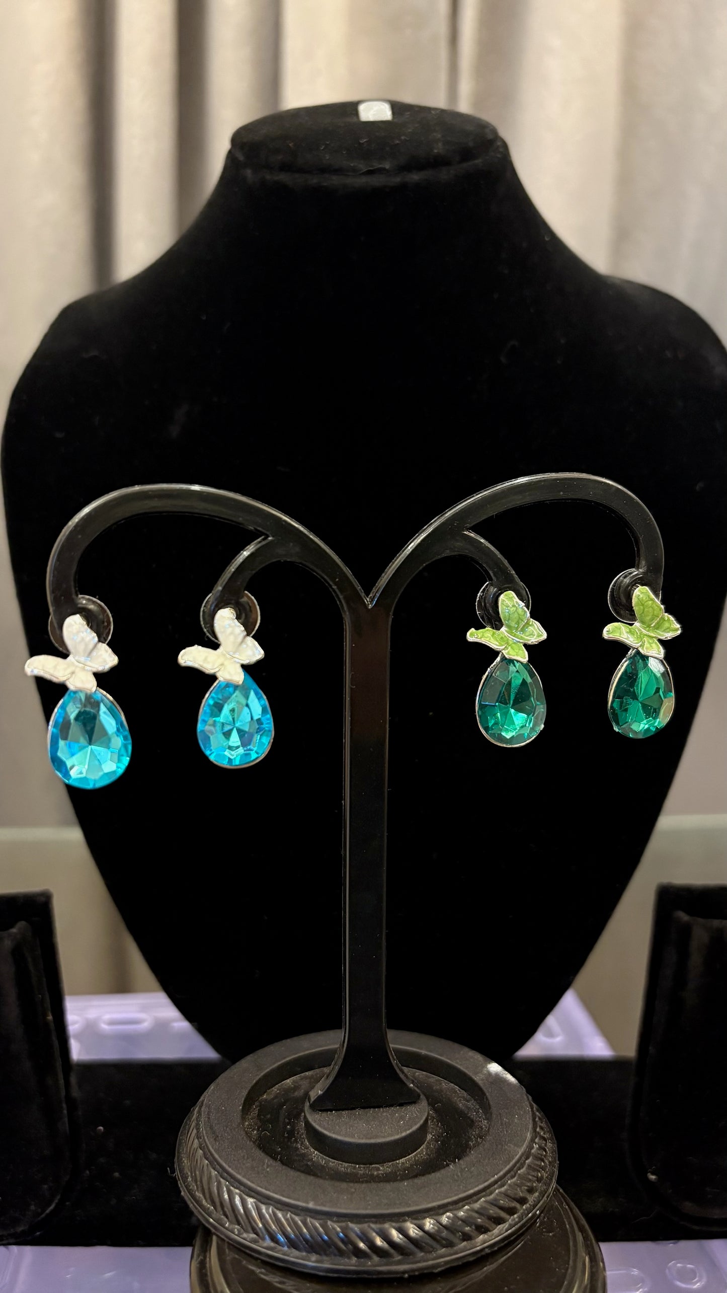 Butterfly Stone earring