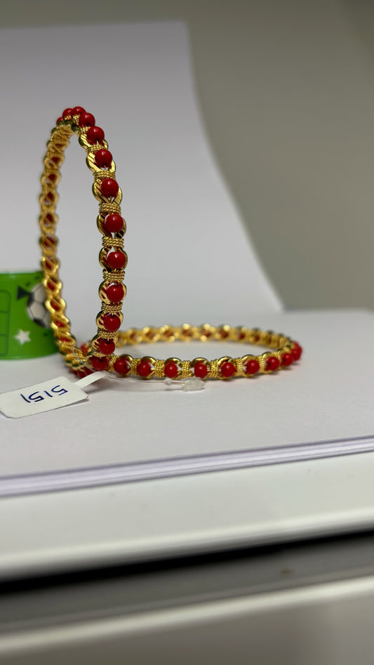 Plated bangles (set of 2)