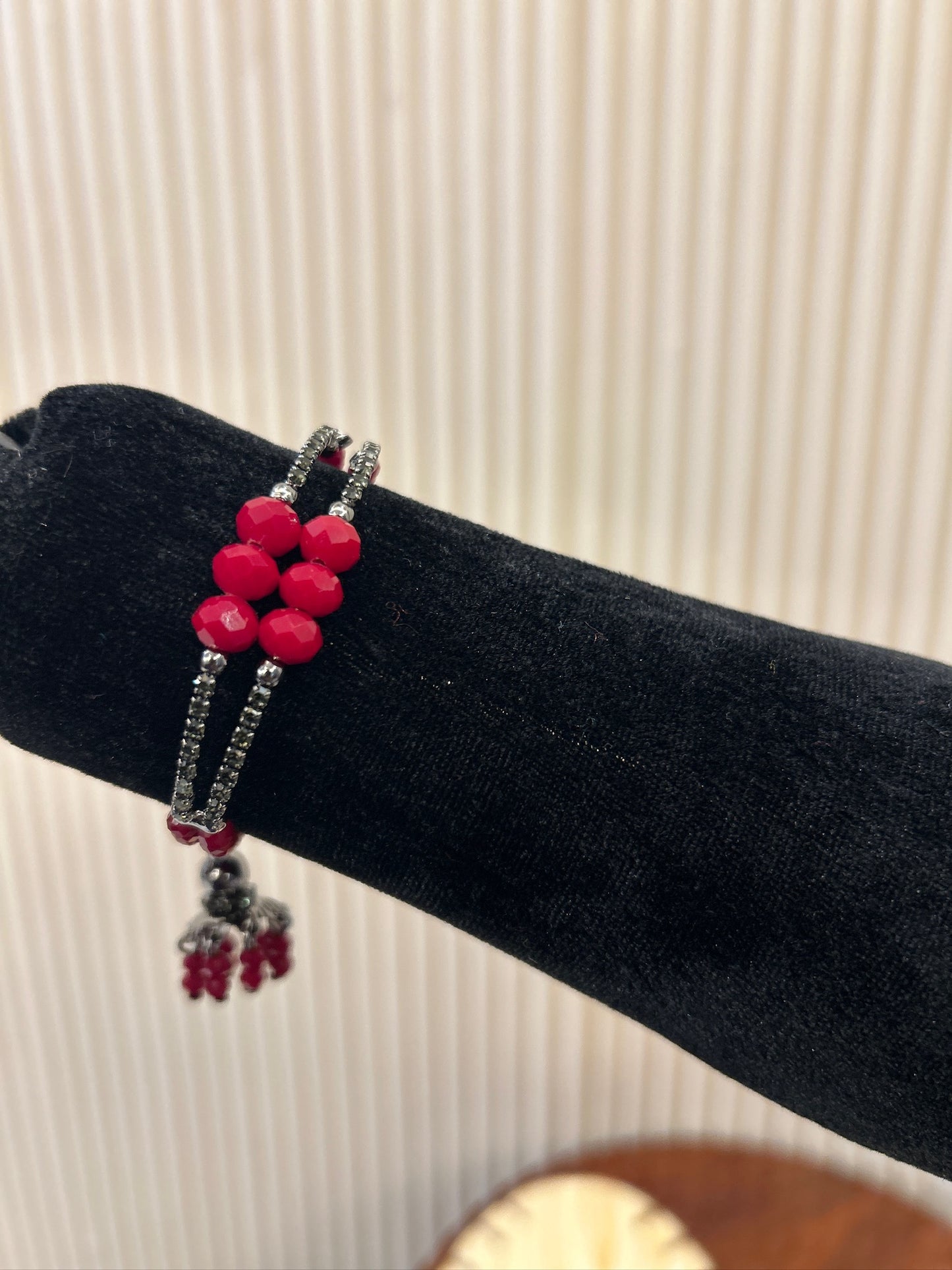 Kids jhumka hanging adjustable bangle