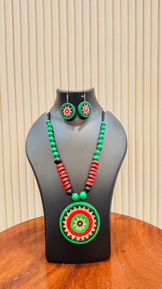 Round pattern terracotta haram