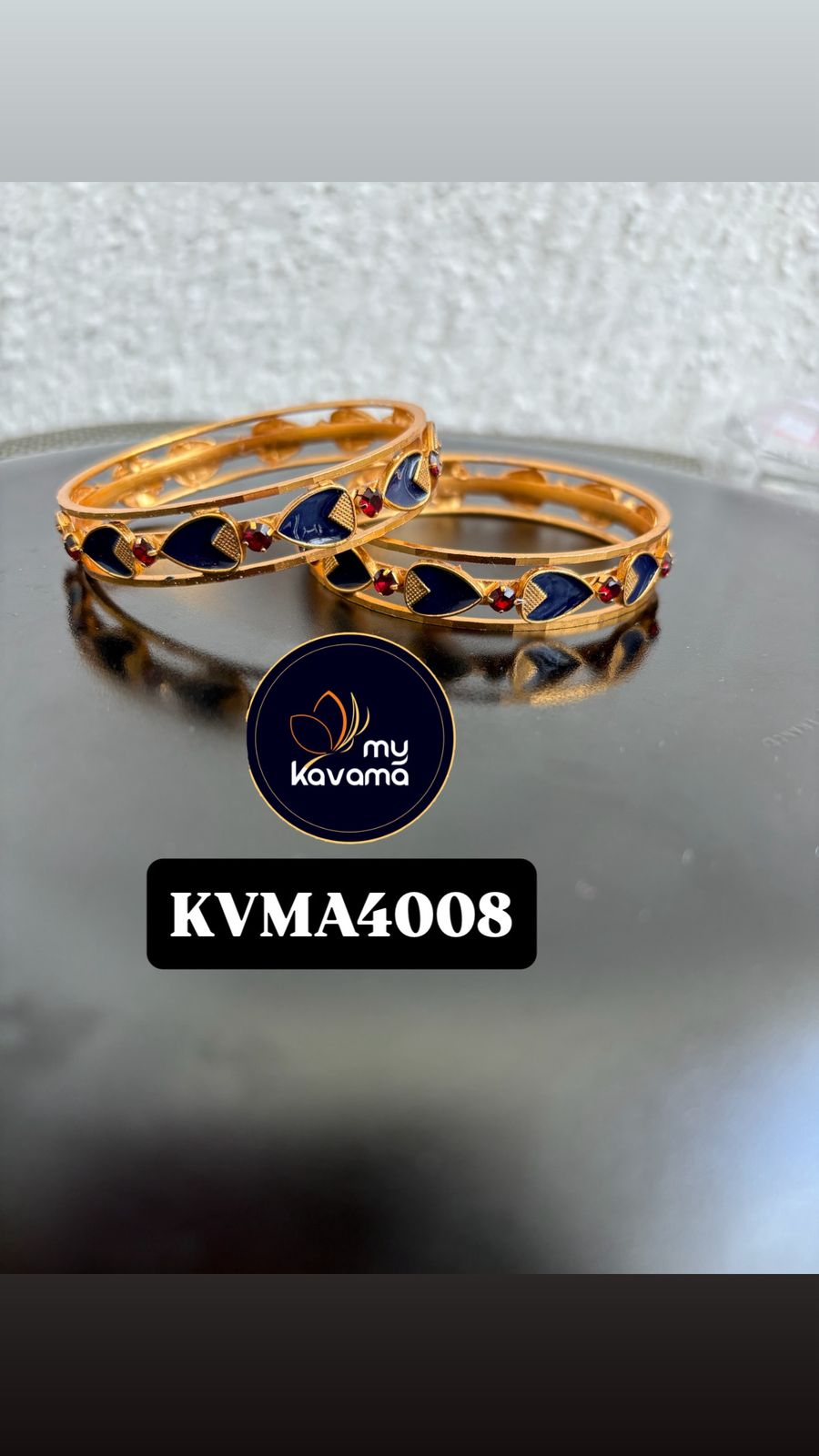 Enamel Palakka Bangles