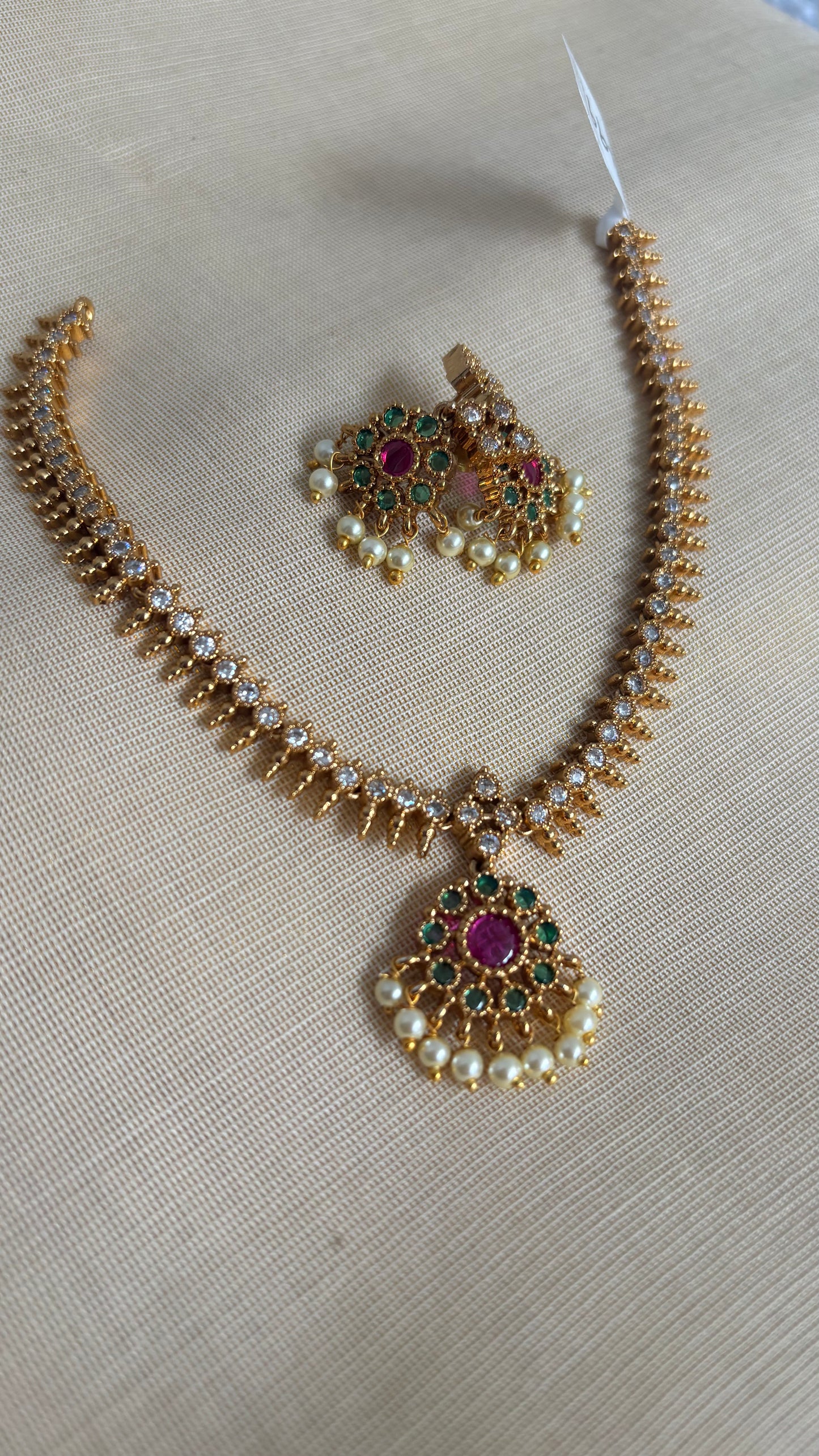 Kemp attigai necklace