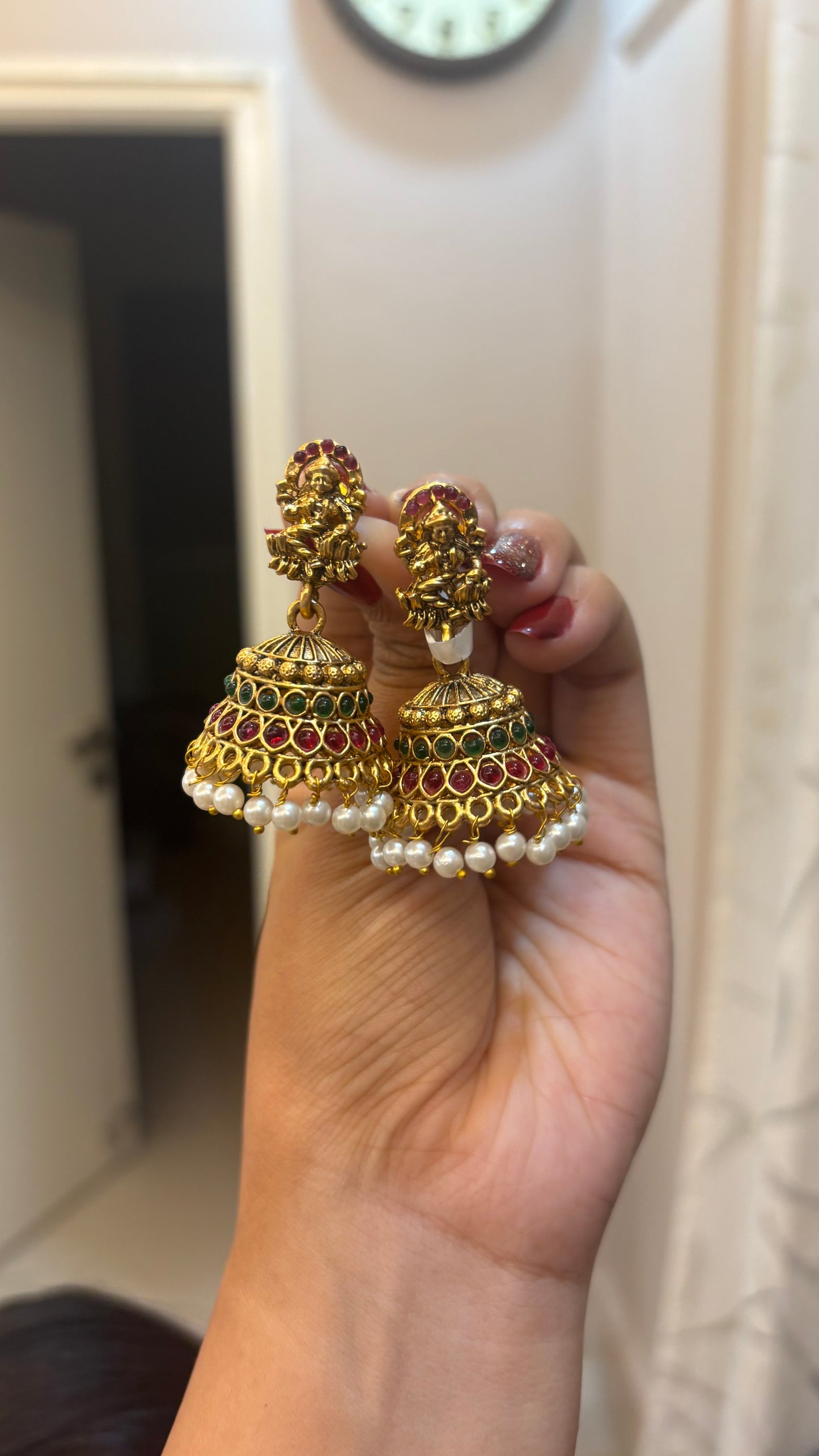 Raja Lakshmi jhumkas