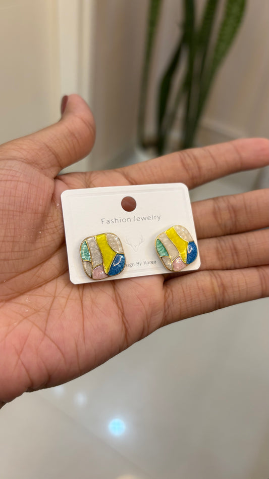 Korean funky earrings