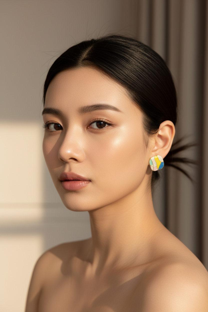 Korean funky earrings