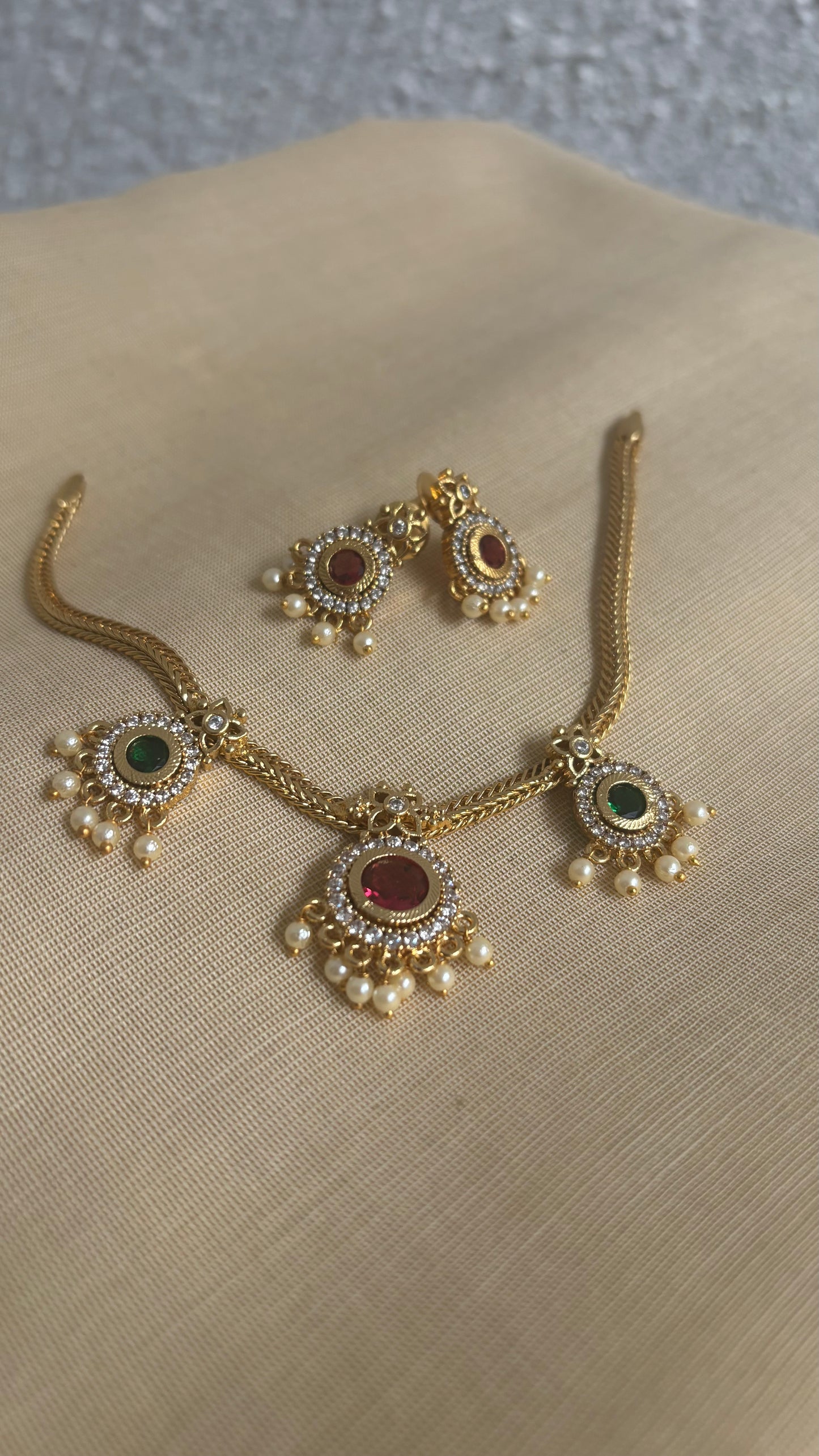 Seetha attigai necklace