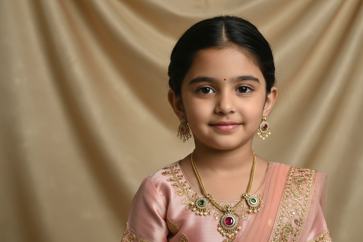 Seetha attigai necklace