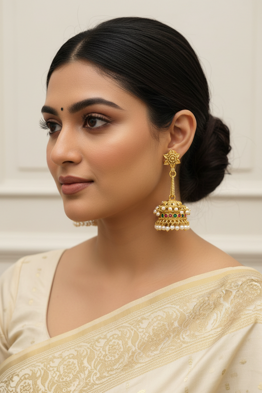 Sithara Pearl Jhumka