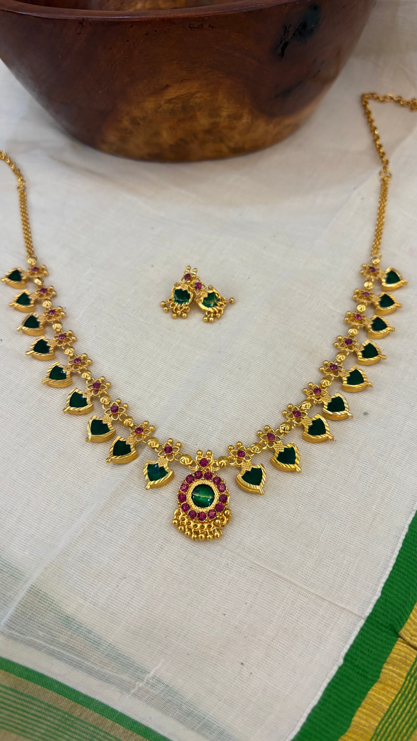 Palakka traditional with earring