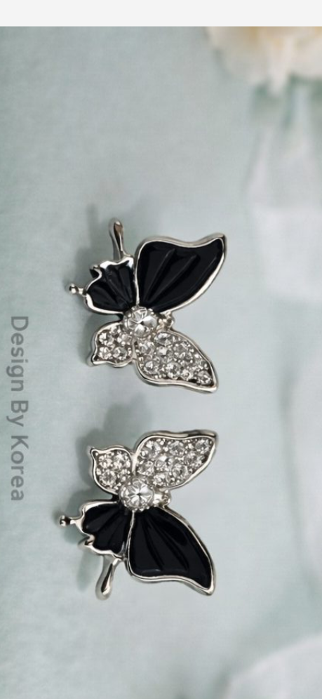 Butterfly Korean stud