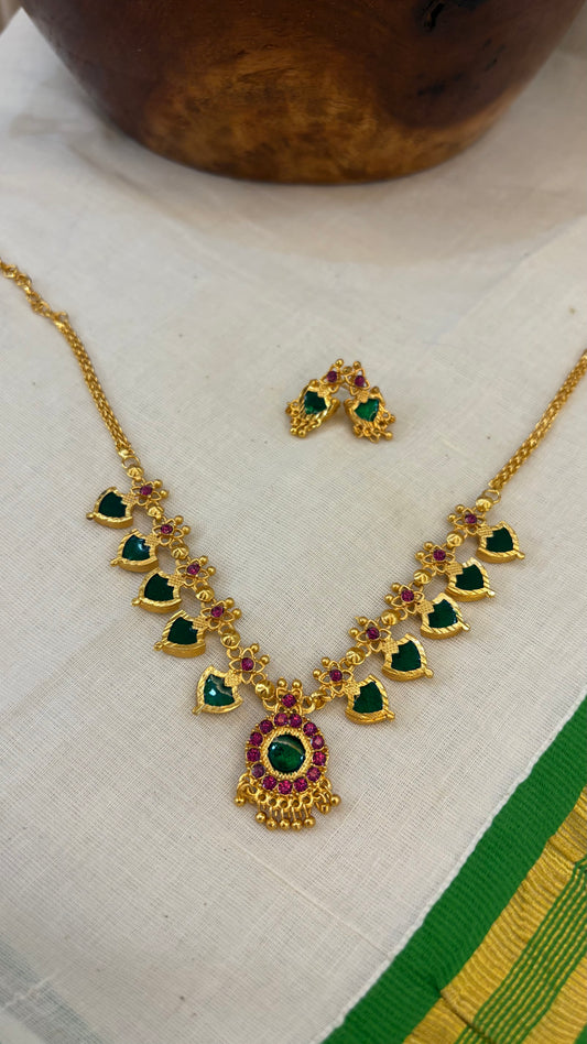 Palakka traditional with earring