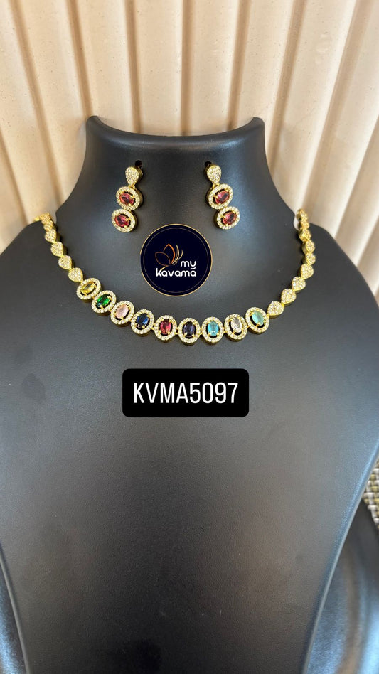 Navaratna Stone Necklace