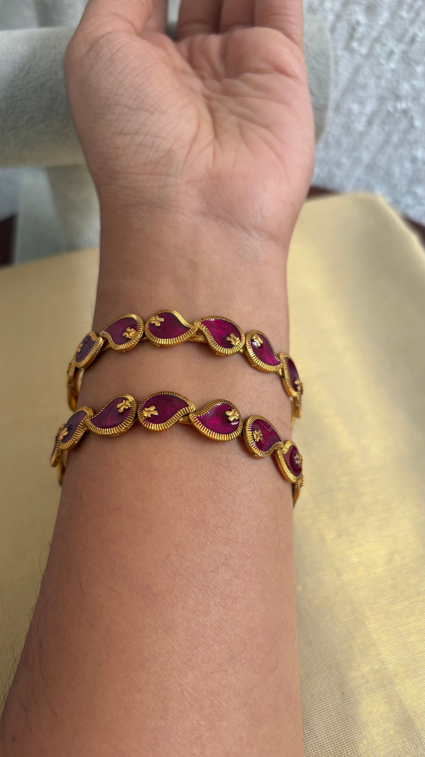 Palakka bangles set of 2