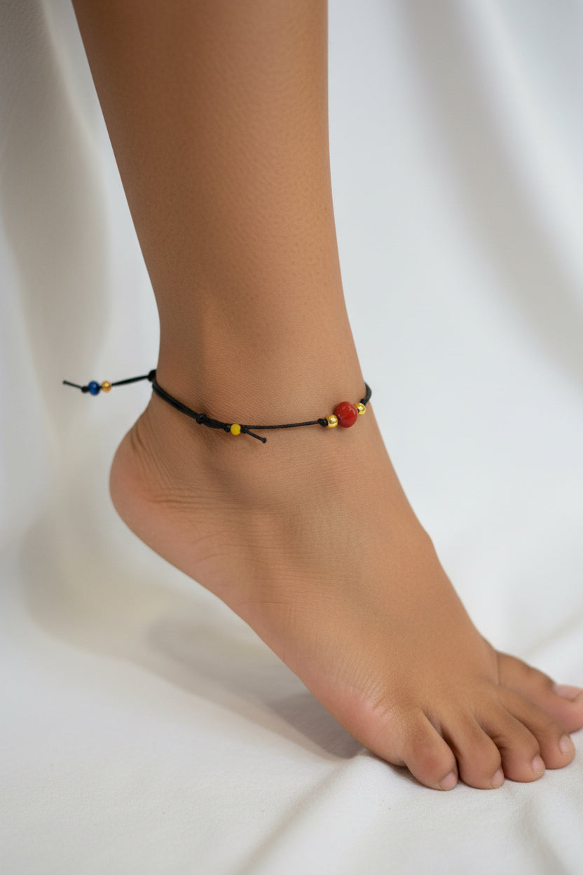 Manjadi Anklet (single leg) Kavama design
