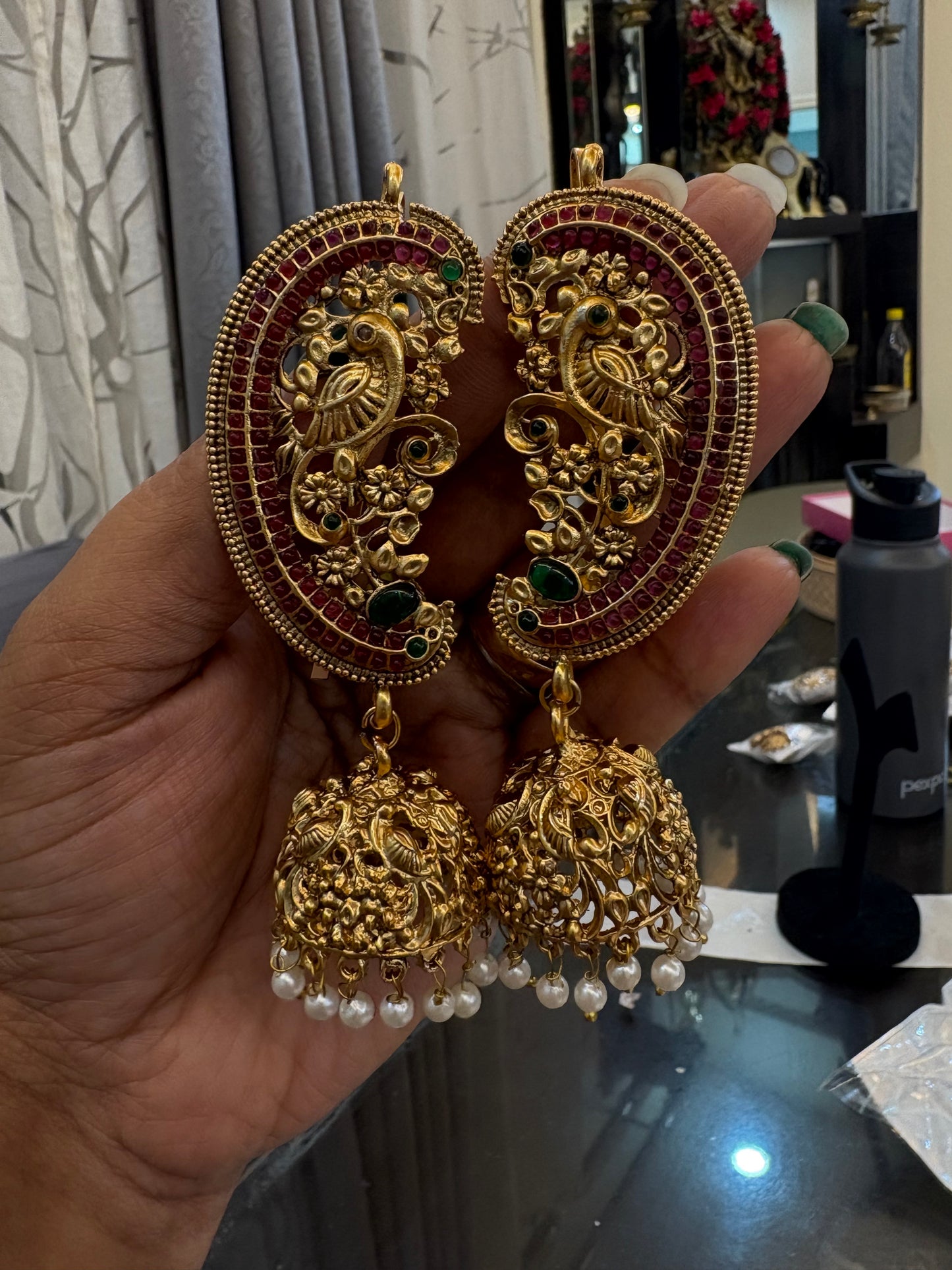Premium earcuff jhumkas