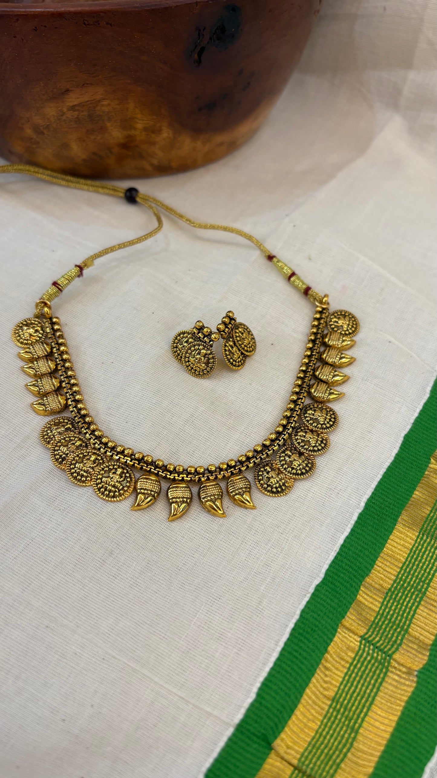 Mango coin lakshmi mala