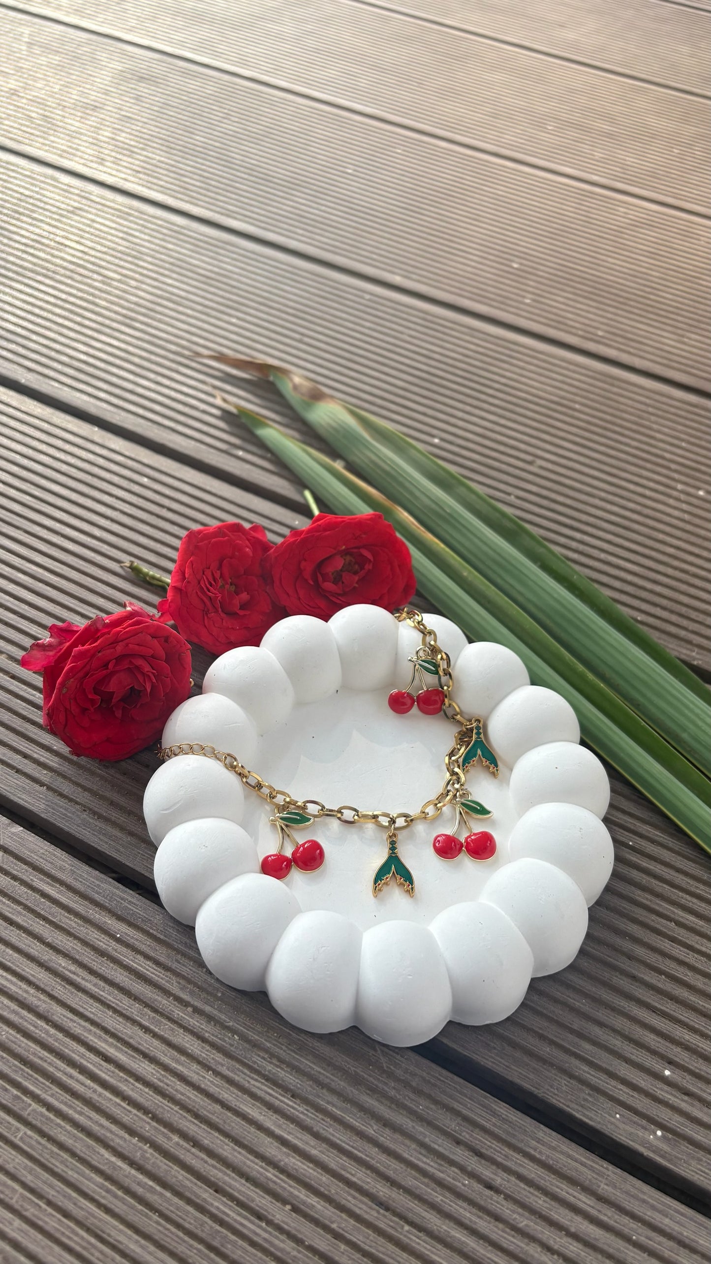 Cherry bracelet