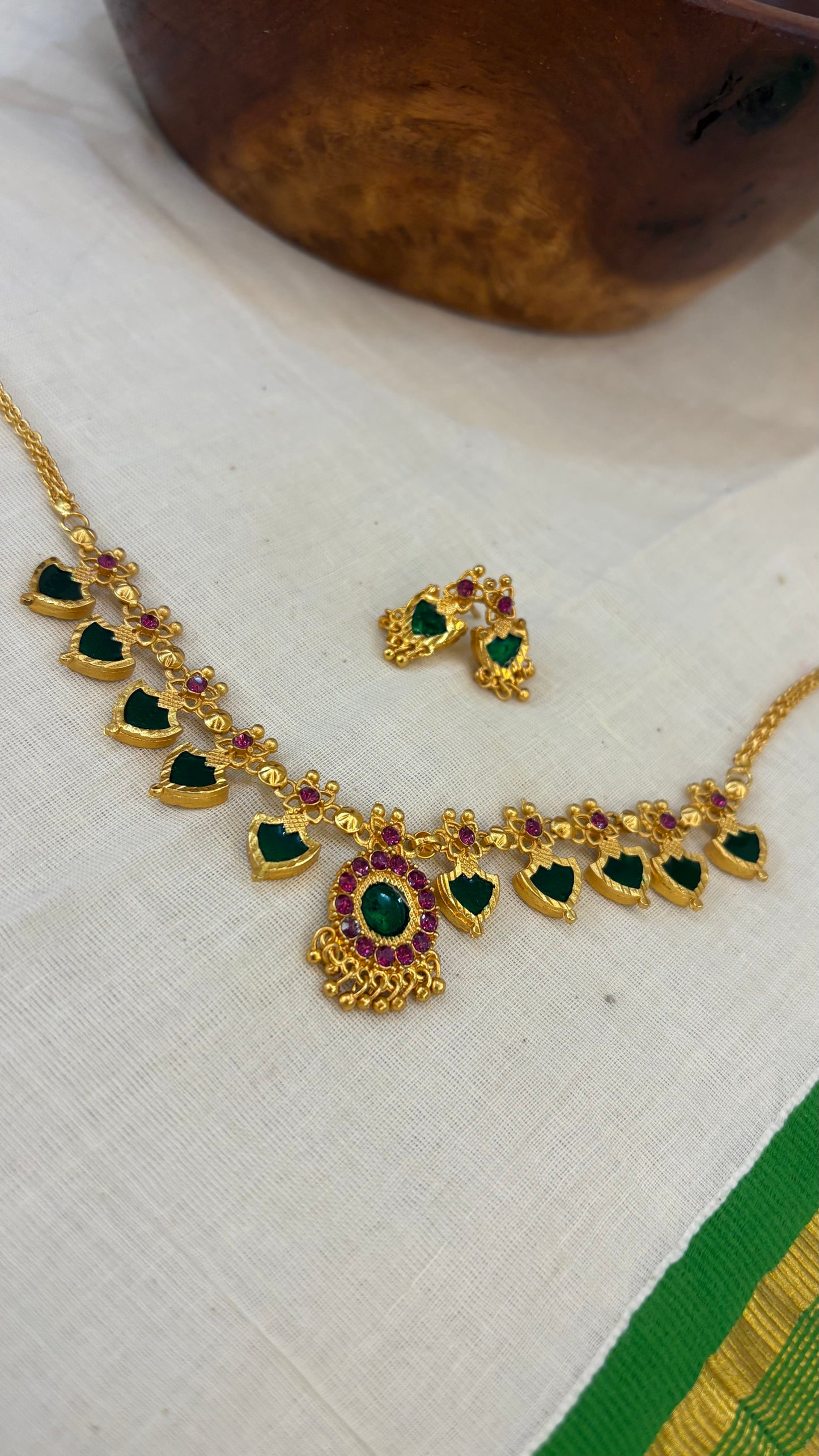 Palakka traditional with earring