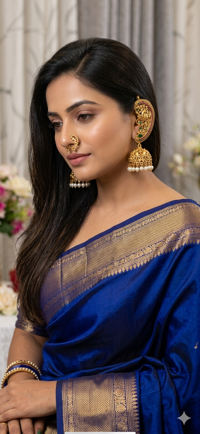Premium earcuff jhumkas