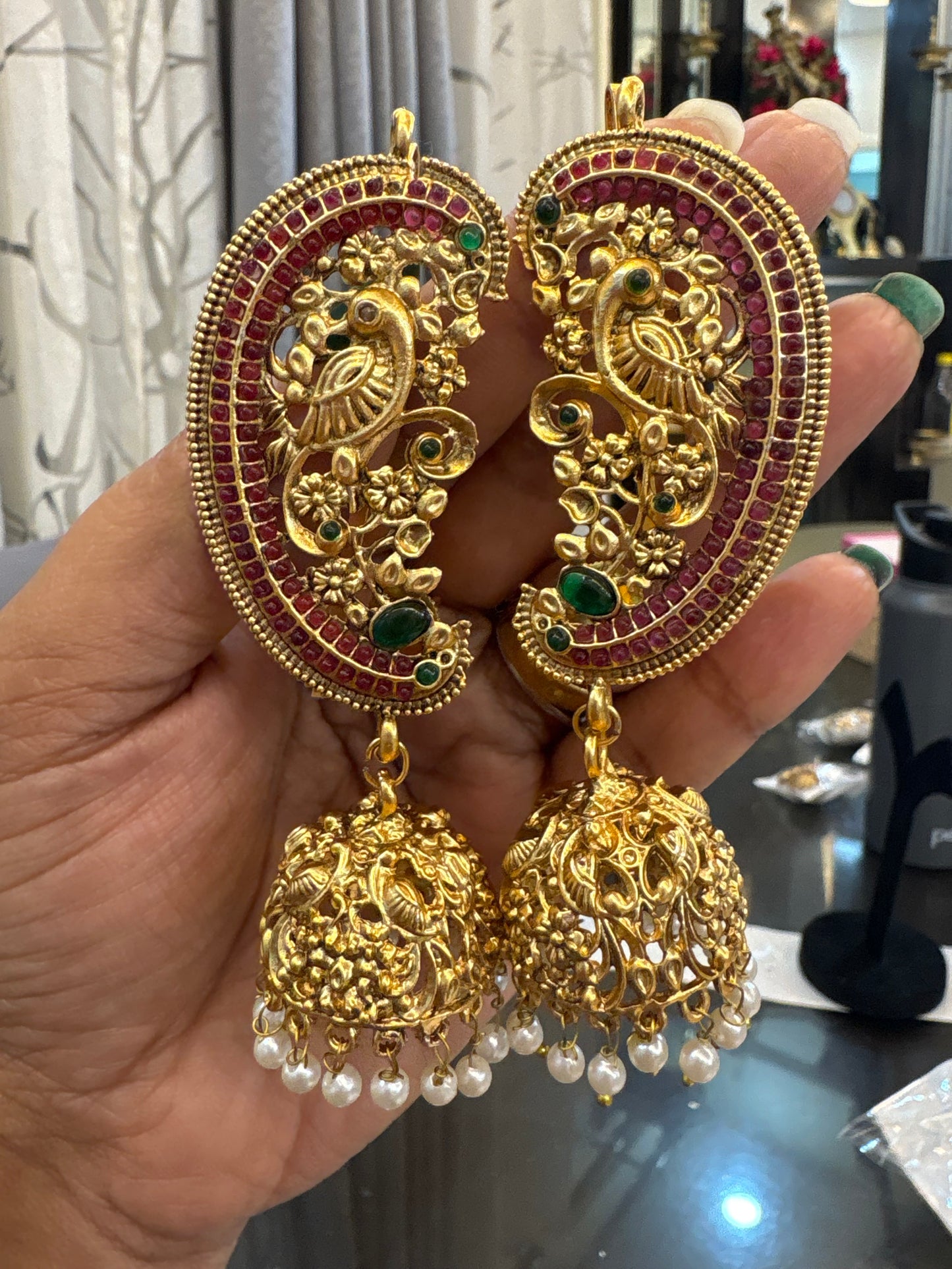 Premium earcuff jhumkas