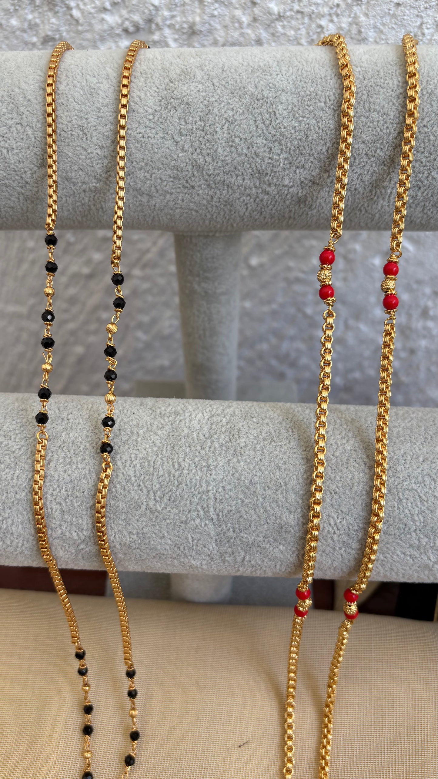 Gold replica long chain