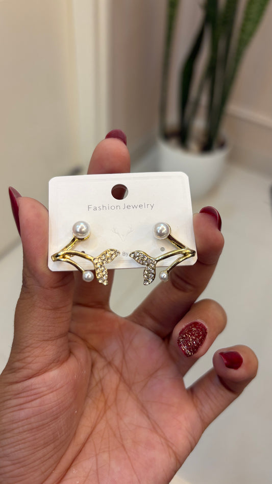 Korean dolphin earring