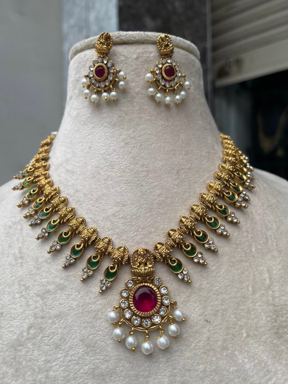Ganesha Lakshmi necklace