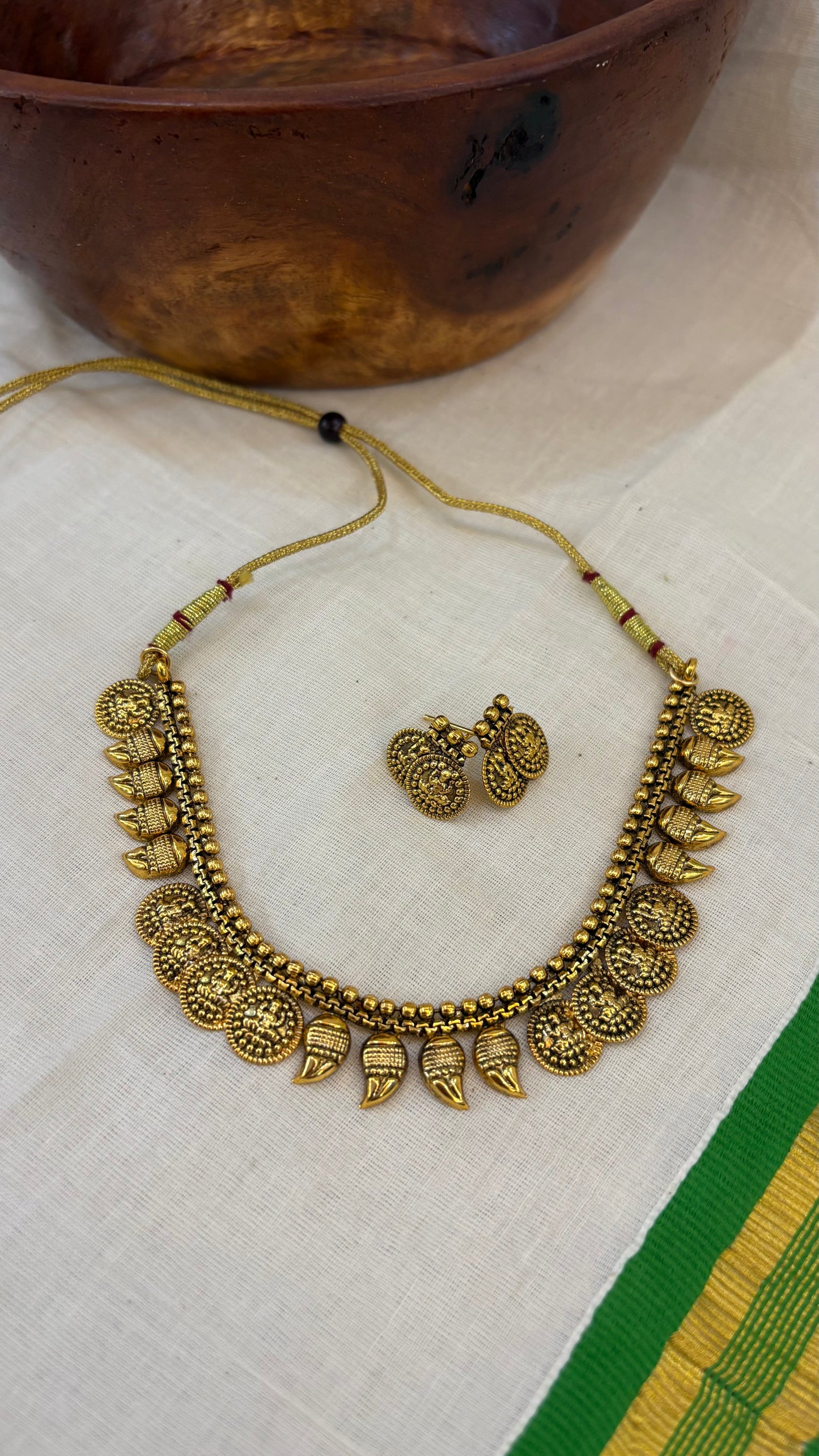 Mango coin lakshmi mala