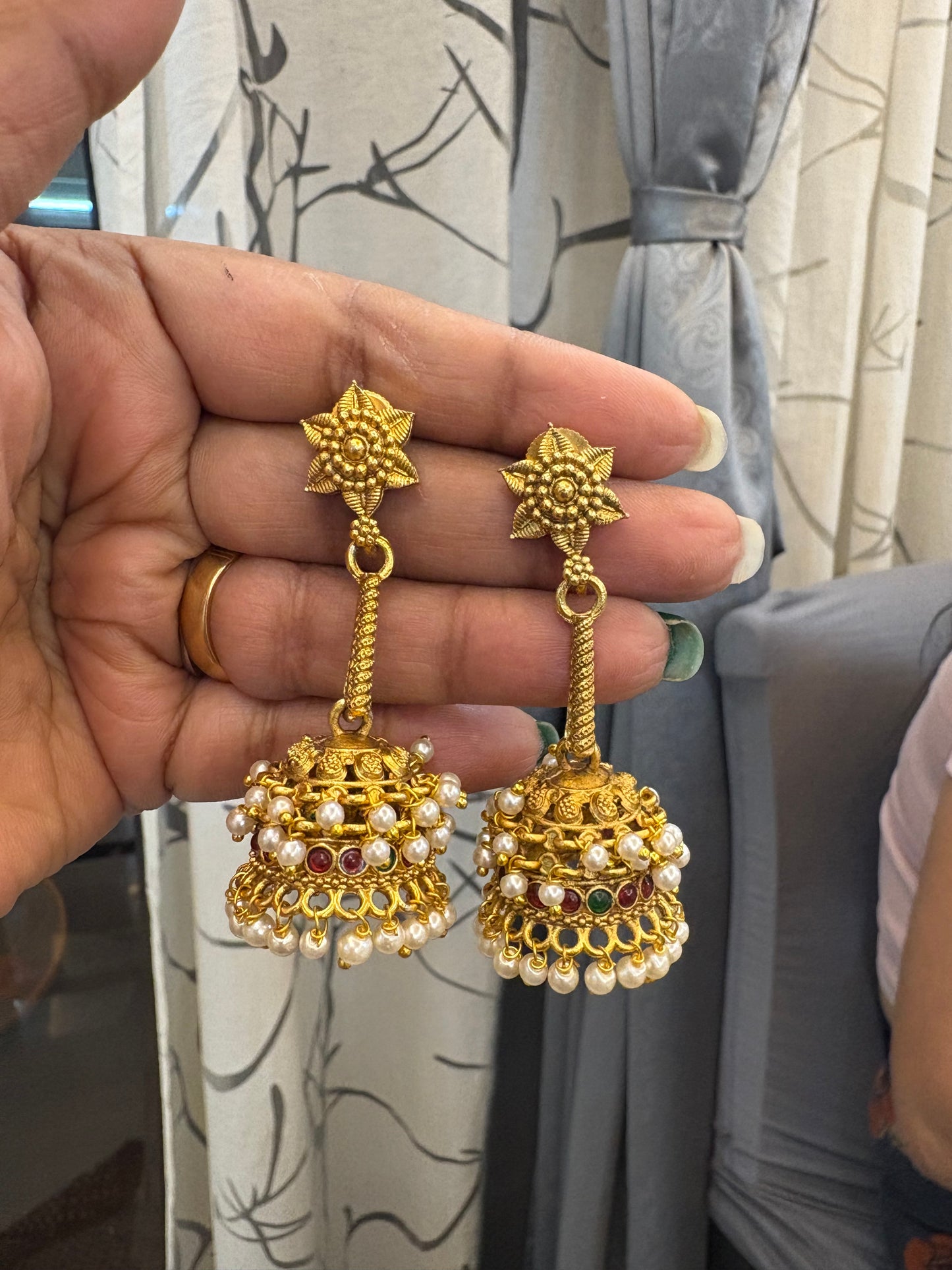 Sithara Pearl Jhumka