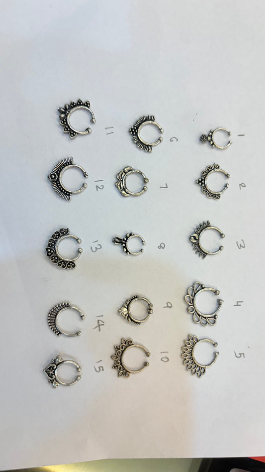 Oxidised septum ring