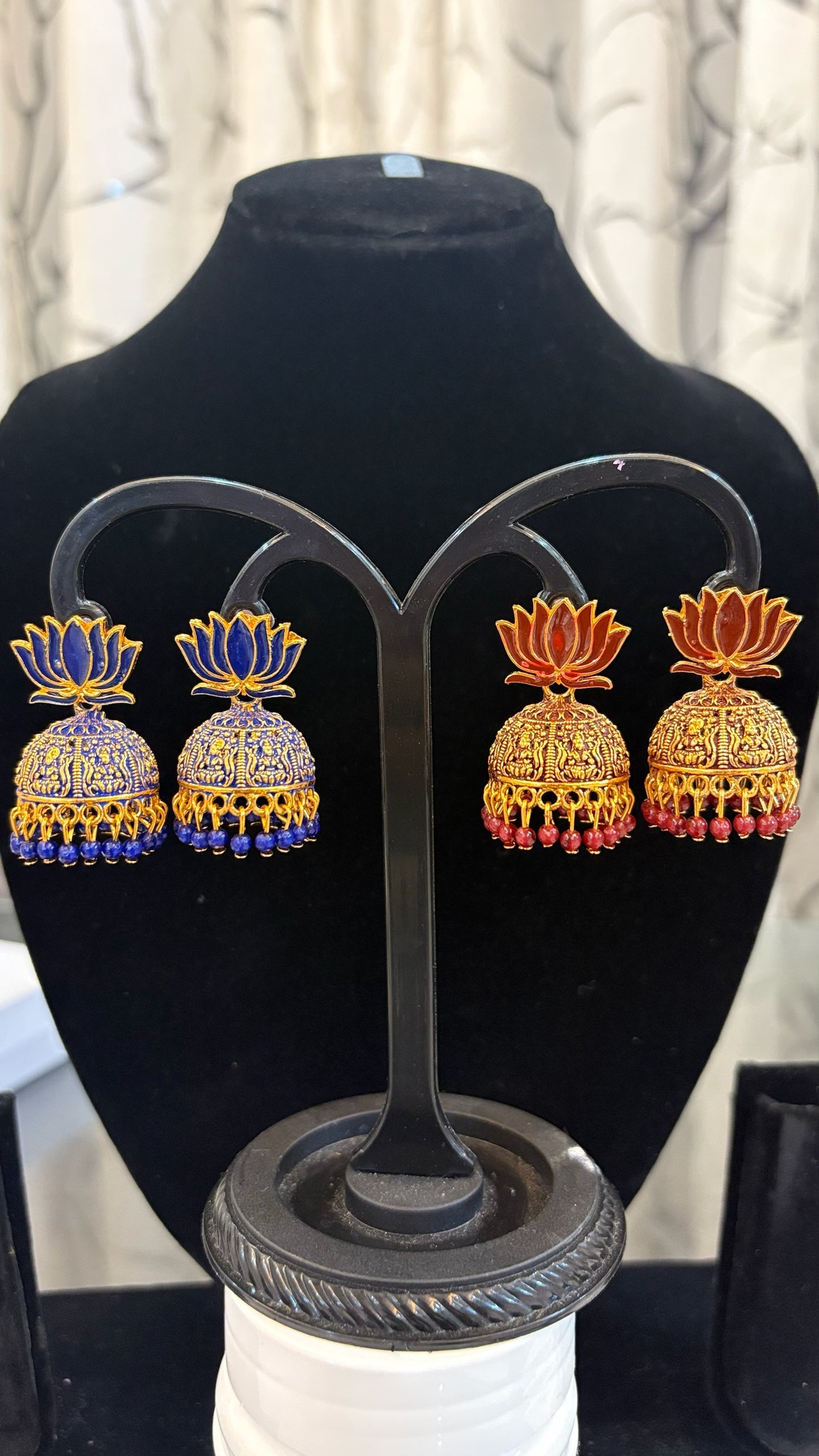 Big Lotus Jhumkas