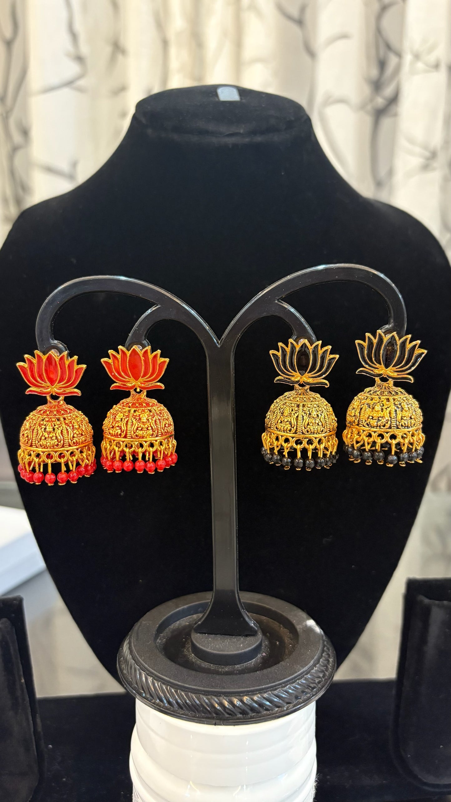 Big Lotus Jhumkas