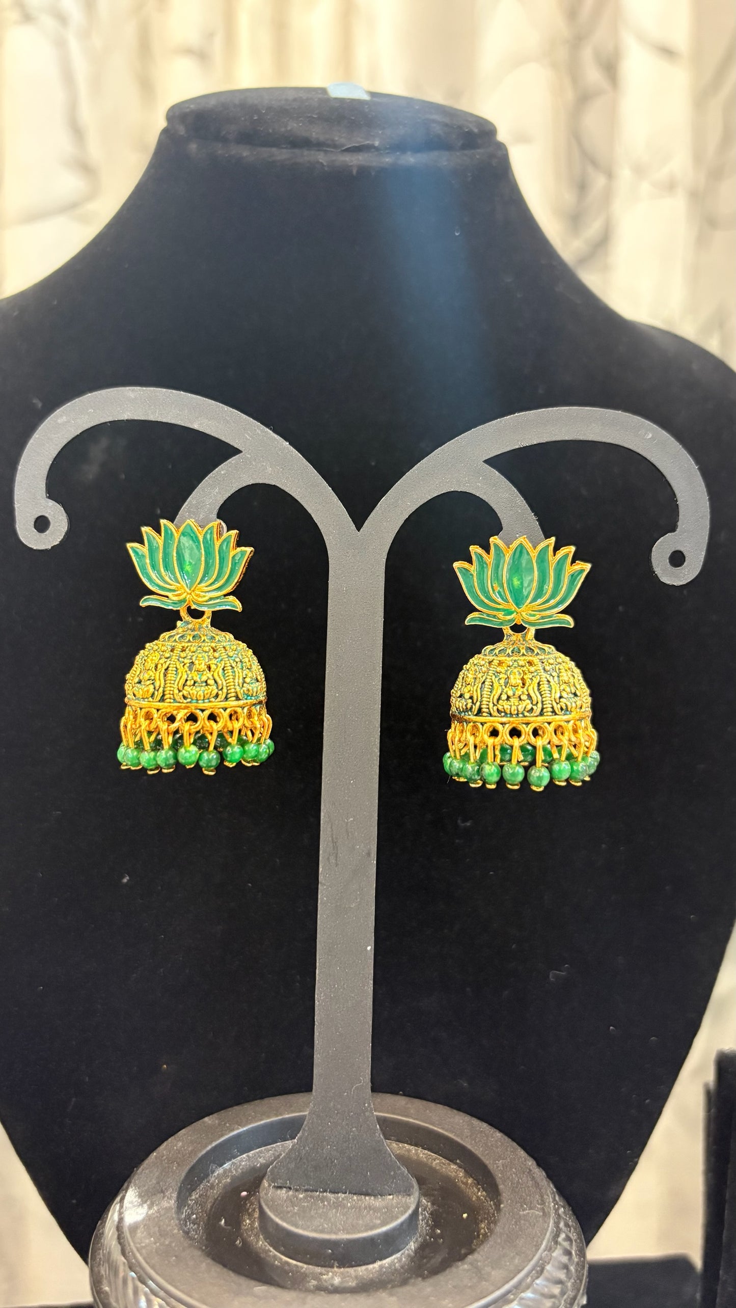 Big Lotus Jhumkas
