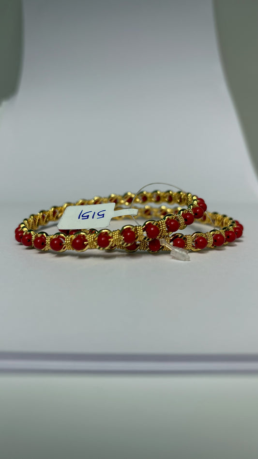 Plated bangles (set of 2)