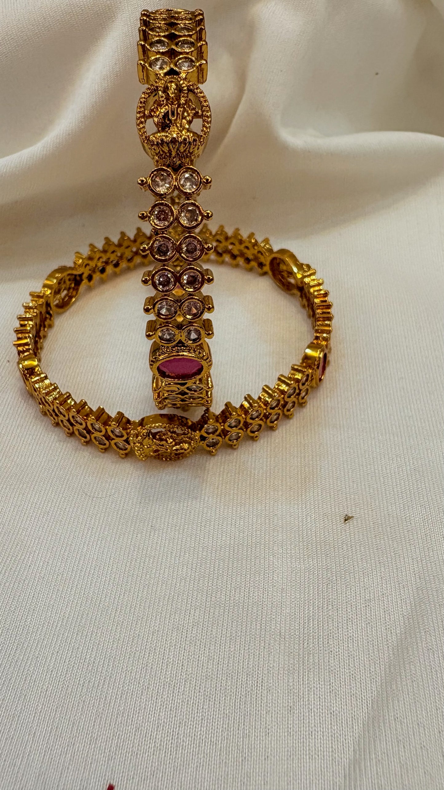 Premium Lakshmi  Ad stone bangle