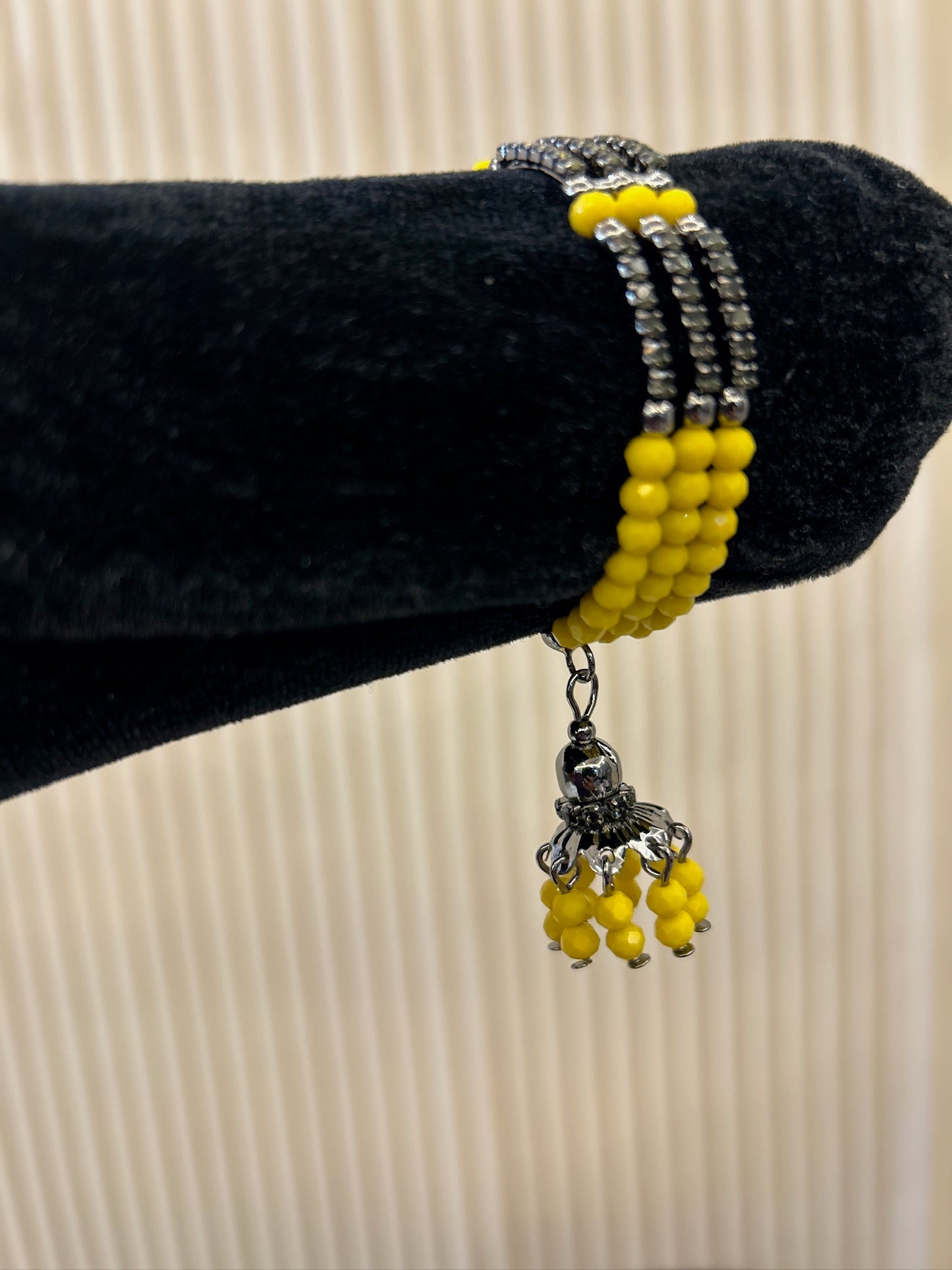 Kids jhumka hanging adjustable bangle