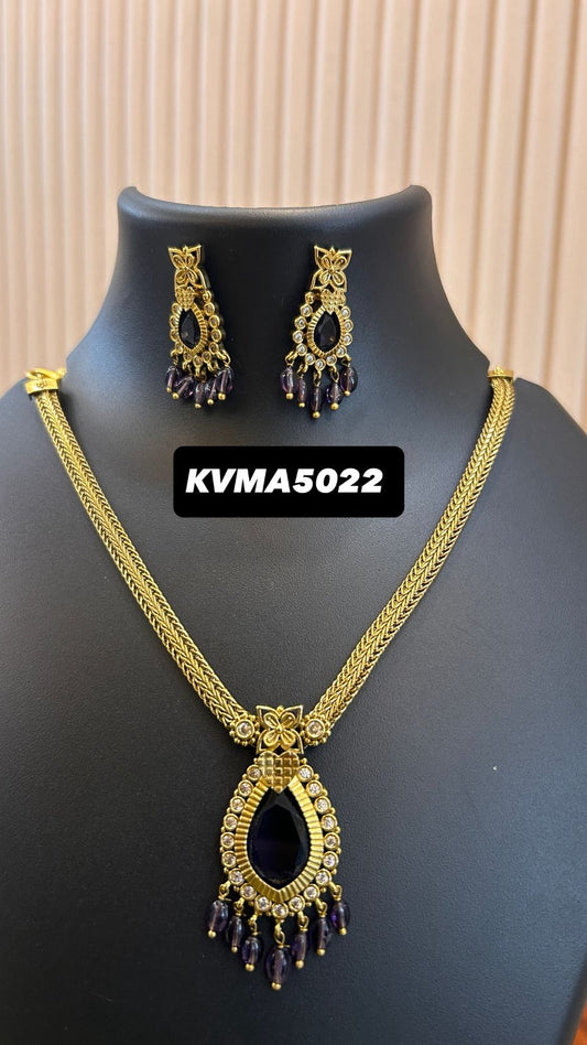Premium Nagapadam necklace with stones