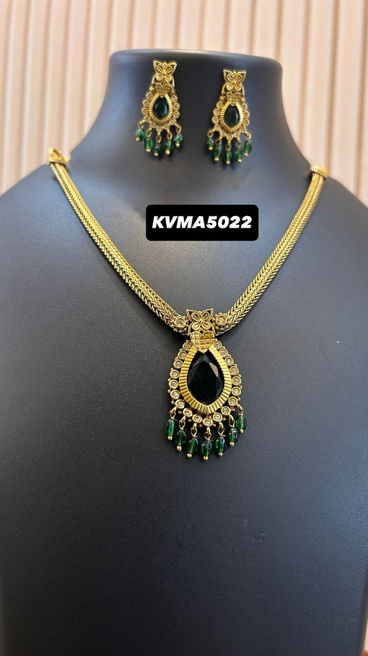 Premium Nagapadam necklace with stones