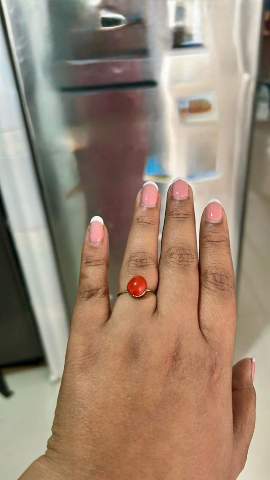 Adjustable Manchadi mothiram (finger ring)